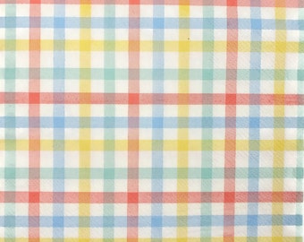 Rainbow Cross Square Tissue Paper Decoupage Napkin
