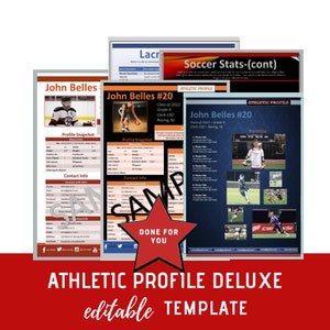 Done for You Customized Athletic Profile