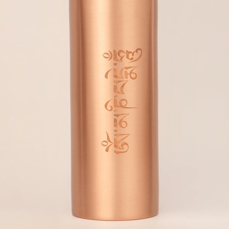 7-Chakra Tamba Copper Water Bottle | 100% Copper | Leak Proof | Durable - Made in India image 7