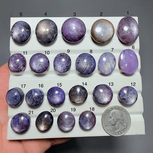 100% naturlig stjärnrubin safir cabochon, lös ädelsten, AAA safir ädelsten för att göra vackra smycken