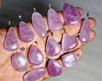 Kunziet 100% natuurlijk A-kwaliteit kunzietcabochon, kunzietedelsteen, kunzietedelsteen gebruiken voor sieraden