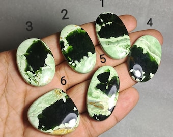 Natural A one Quality Chrome chalcedony cabochon, Chrome chalcedony gemstone, Loose Chrome chalcedony stone, A finishing stone