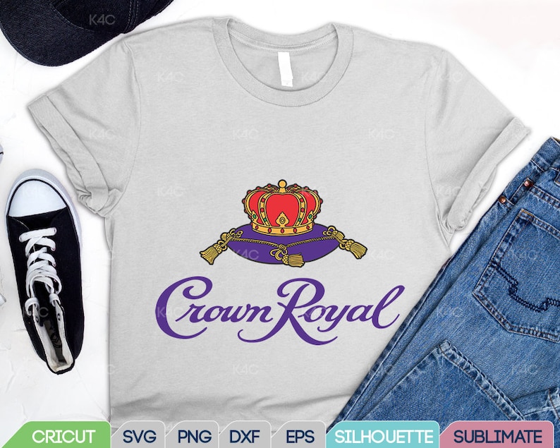 Unofficial Crown Royal logo svg label gift Whiskey logo | Etsy