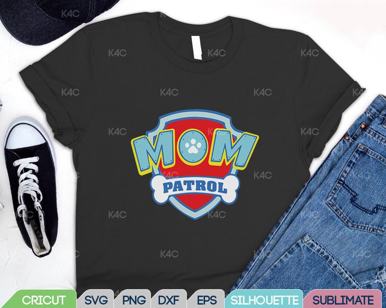 Download Paw Patrol Bundle Svg Kids design Png Cool Mom Dad Dog | Etsy