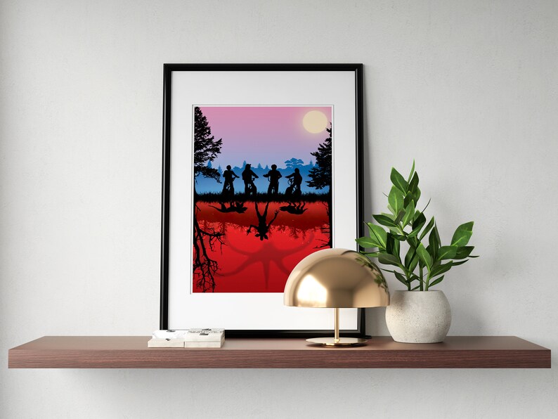 Stranger Things Art Poster Flippers range minimalist image 5
