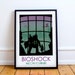 Bioshock Game Art, minimalist, posters, home decor, gaming print, wall art, video game art, computer game art, gamer gifts