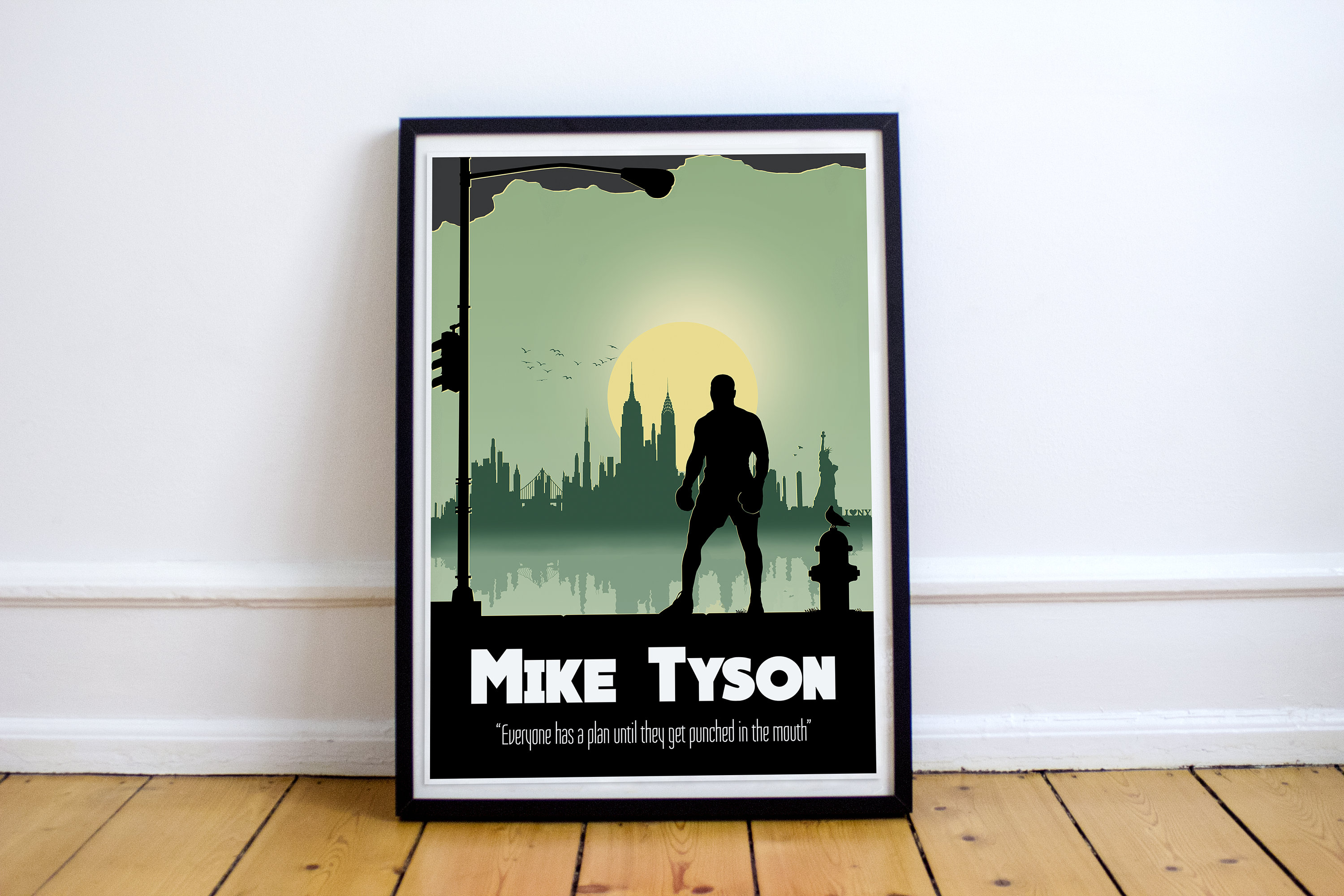 Street Art Mike Tyson - Poster Da Parete Con Stampa Artistica Da - Foto 8