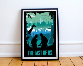 The Last of Us Game Art, Full Page, minimalist, poster, home decor, gaming print, wall art, video game art, computer game art