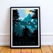 Skyrim poster, minimalist, posters, gaming print, gaming poster, video game art, computer game art, Elder scrolls