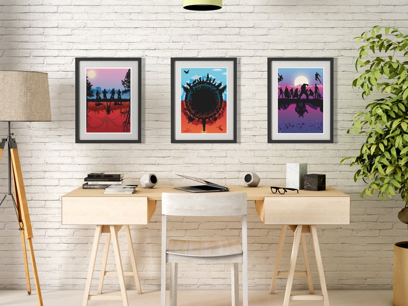 Stranger Things Art Poster Flippers range minimalist image 3