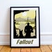 Fallout poster, Fallout game art, video game art, computer game poster, video game poster, gamer gifts, video game art