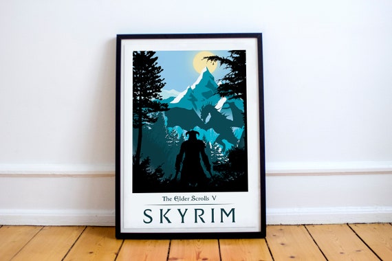 Skyrim poster on sale