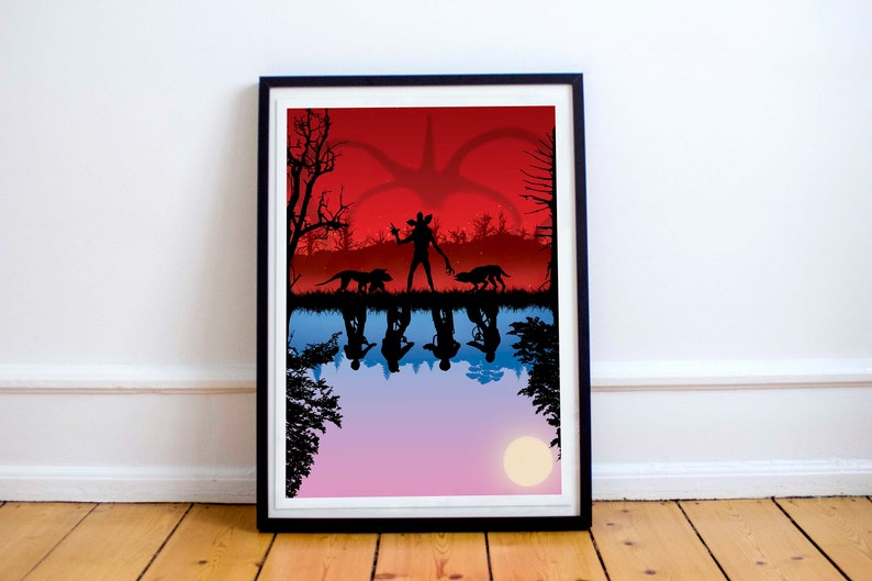 Stranger Things Art Poster Flippers range minimalist image 2