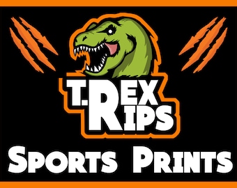 T.Rex Rips Sports Prints
