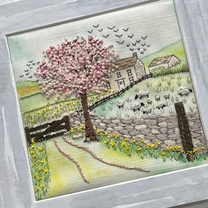 Spring in the Yorkshire Dales, Pre Printed Colour Fabric Pattern ...