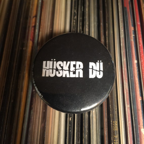 1980s HUSKER DU Button - 1.75” pinback button! 80S