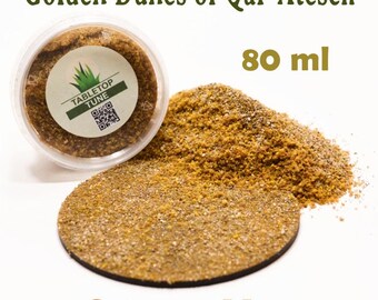 037 - Golden Dunes of Qar Atesch / Scatter material / Model making / HO / TT / 80 ml