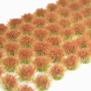 247 - Shiny Brown / Special Grass Tufts XL / 66 pieces / approx. 14 mm