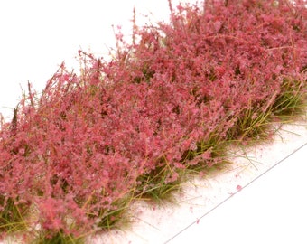 380 / Heather / Premium Grass Tufts / High Tufts / 24 pieces