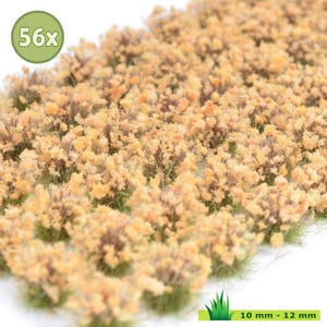 234 - Sand-colored / Grass Tufts XL / Grass Tufts / 56 pieces
