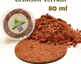 058 - Crimson Terrain / Scatter Material / Model Making / HO / TT / 80 ml
