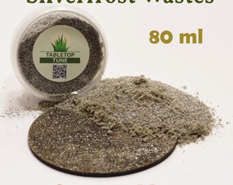 038 - Silverfrost Wastes / Scatter Material / Model Making / HO / TT / 80 ml