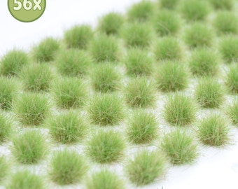 202 / Wild Grass No. 2 / Grass Tufts XL / Grass Tufts / 56 pieces