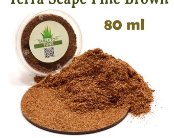 059 - Terra Scape Fine Brown / scattering material / model making / HO / TT / 80 ml