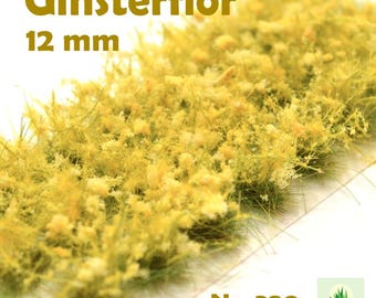 390 / Broom Flowers / Premium Grass Tufts / High Tufts / 24 Pieces