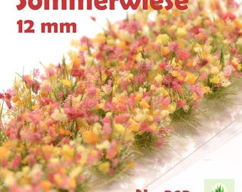 363 / Summer Meadow / Premium Grass Tufts / High Tufts / 24 Pieces