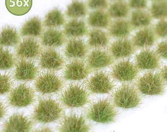204 / Wild Grass No.4 / Grass Tufts XL / Grass Tufts / 56 pieces