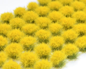 246 - Lemongrass / Special Grass Tufts XL / 66 pieces / approx. 14 mm