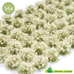229 - Olive Blossom / Grass Tufts XL / Grass Tufts / 56 pieces