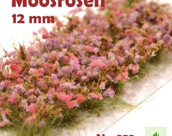 388 / Moss Roses / Premium Grass Tufts / High Tufts / 24 Pieces