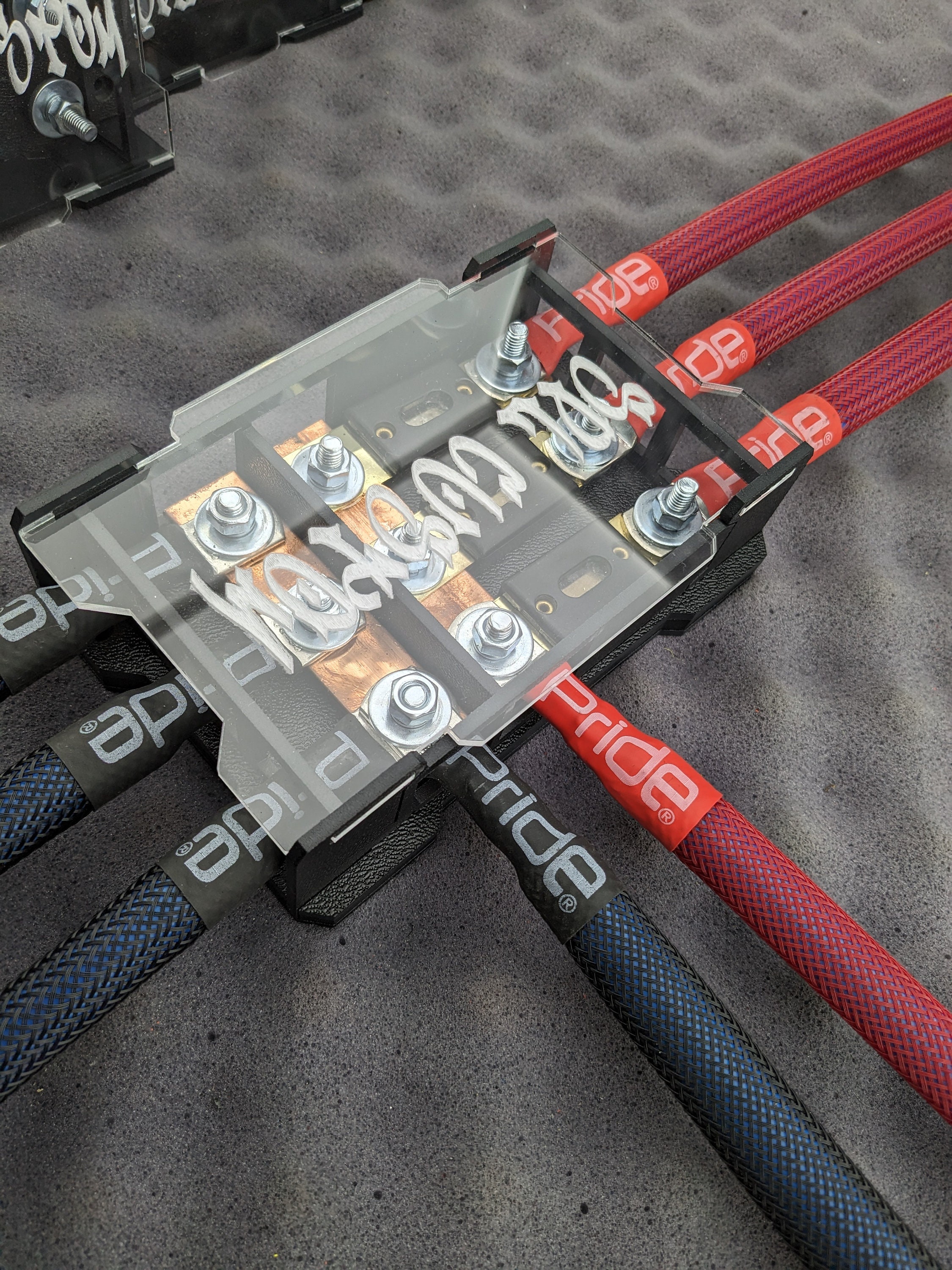 カーオーディオ用電源分配ブロック、ANLヒューズ、アンプスプリッター