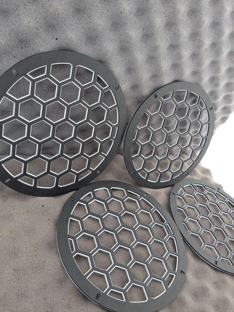 Speaker Protective Mesh With a Spacer, Honeycomb, Flat - Etsy
