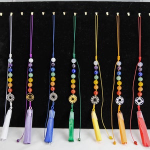 Chakra Gemstone Hanger: Healing Amulet, Door/Window/Mirror Decor