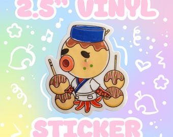 ACNH Zucker Vinyl Sticker