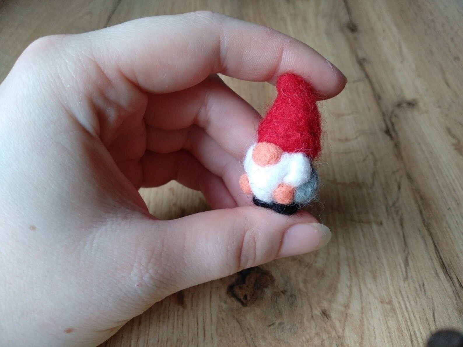 Miniature needle felted gnome tutorial Needle felting Etsy