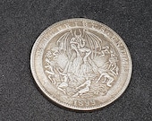 1899 Morgan Dollar Hobo Nickel Coin Lucifer Angle of Death Morningstar