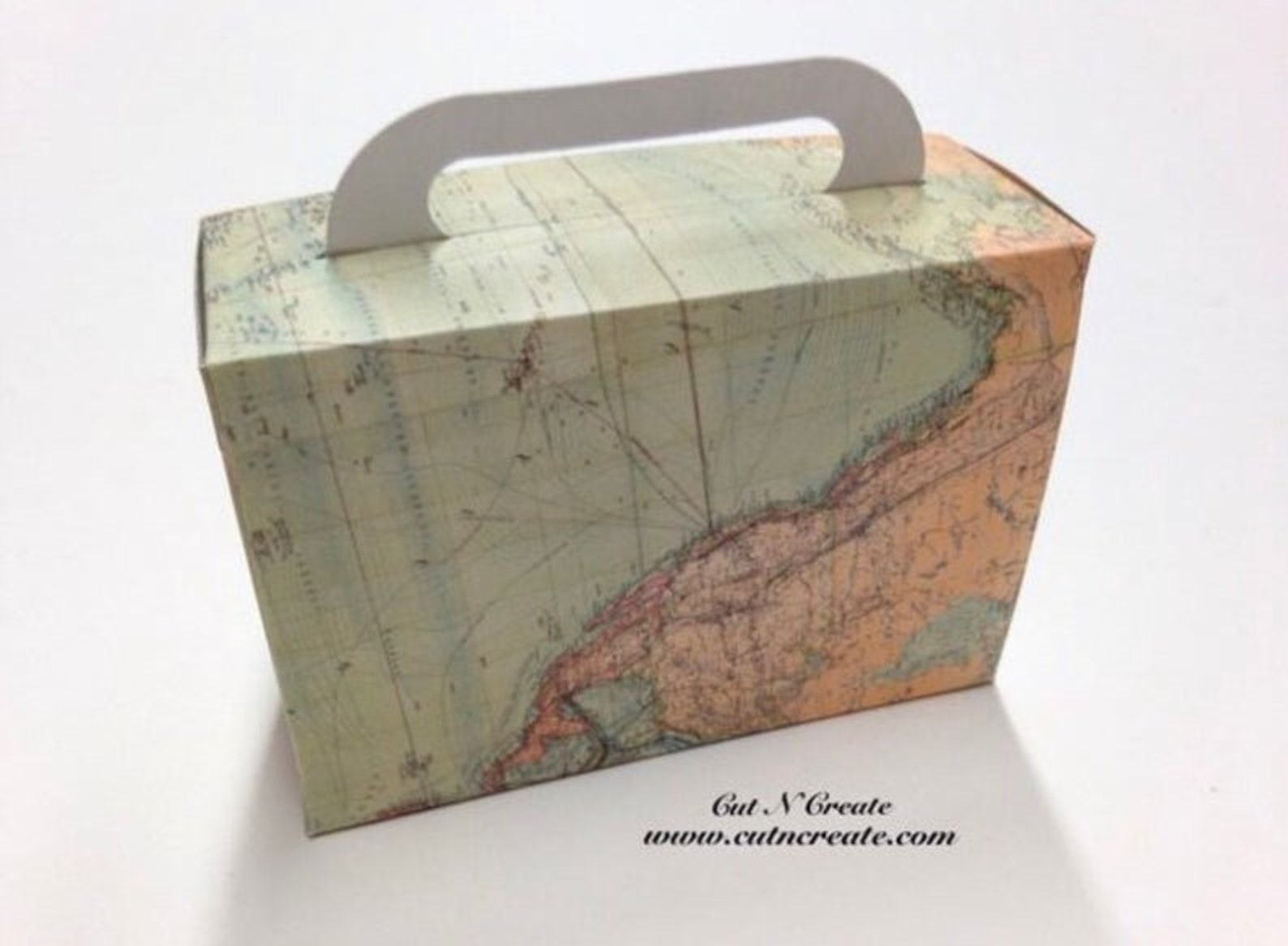 Suitcase Favor Boxes Suitcase Favor Map Favour Vintage Wedding Etsy