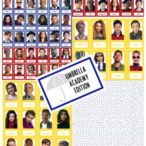 Medium Umbrella Themed Guess Who? PDF Download