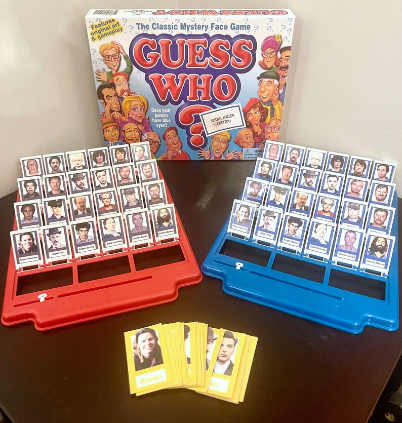 Serial Killer Themed Guess Who Etsy