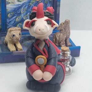 Evadne: Dragon Sculpture/Dragon Figurine/ Polymer Clay Dragon/ Dragon Gift/ Dragon Decor/ Fantasy Sculpture/ Collectable Dragon