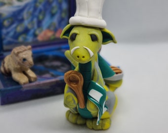 Asopides: Dragon Sculpture/Dragon Beeldje/Polymer Clay Dragon/Dragon Gift/Dragon Decor/Fantasy Sculptuur/Inbare Dragon