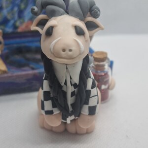 Lotis: Dragon Sculpture/Dragon Figurine/ Polymer Clay Dragon/ Dragon Gift/ Dragon Decor/ Fantasy Sculpture/ Collectable Dragon