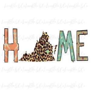 Virginia  clipart is a transparent PNG file with a high resolution 300 DPI that is perfect for t-shirt transfers and sublimation products