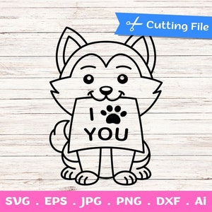 Outline Funny Dog SVG cut files for Cricut and Silhouette - Dog Lover svg, Dog Bundle svg, Funny Dog svg, Dog Quote svg, Dog Mama svg
