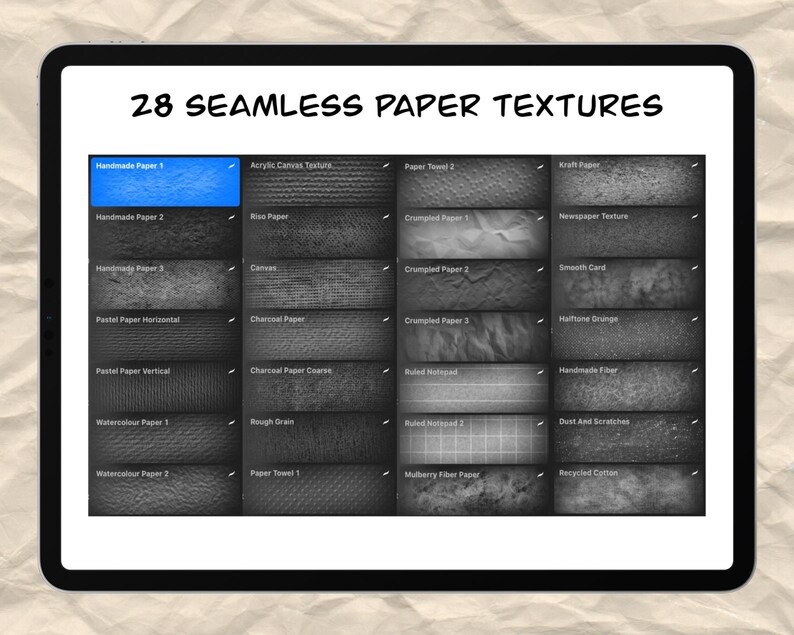 28+ Procreate Seamless Paper Texture Brushes for Procreate , Procreate ...