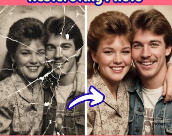 Expert Photo Restoration Service, Restore Old Pictures, Remove Blur, Photo Repair Fix Damage, restore Photo, Improve Quality, Colorize Photo